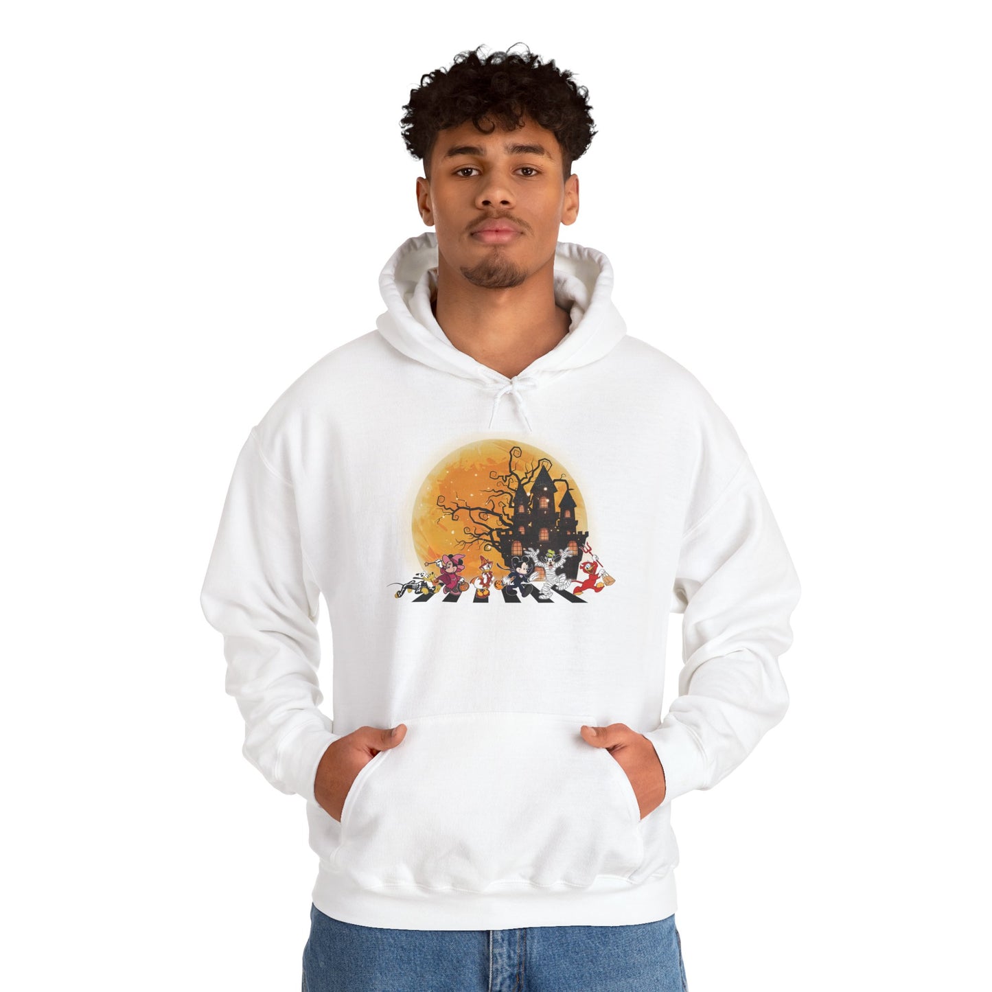 Haunted Crosswalk Unisex Heavy Blend Hoodie