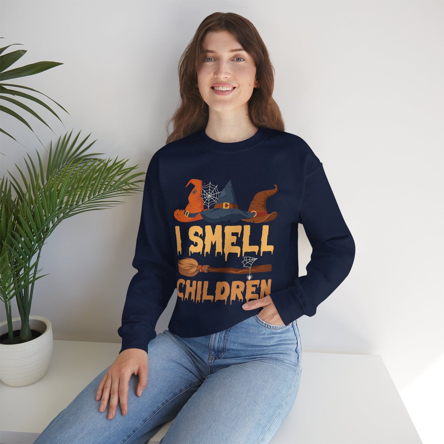 I Smell Children Women's Heavy Blend Crewneck Sweatshirt