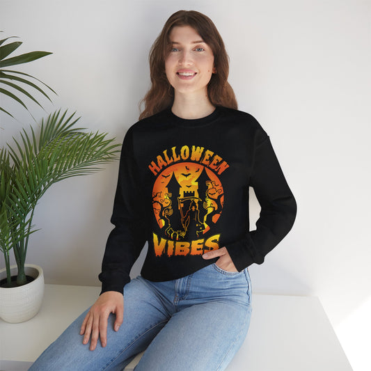 Halloween Vibes Unisex Heavy Blend Crewneck Sweatshirt