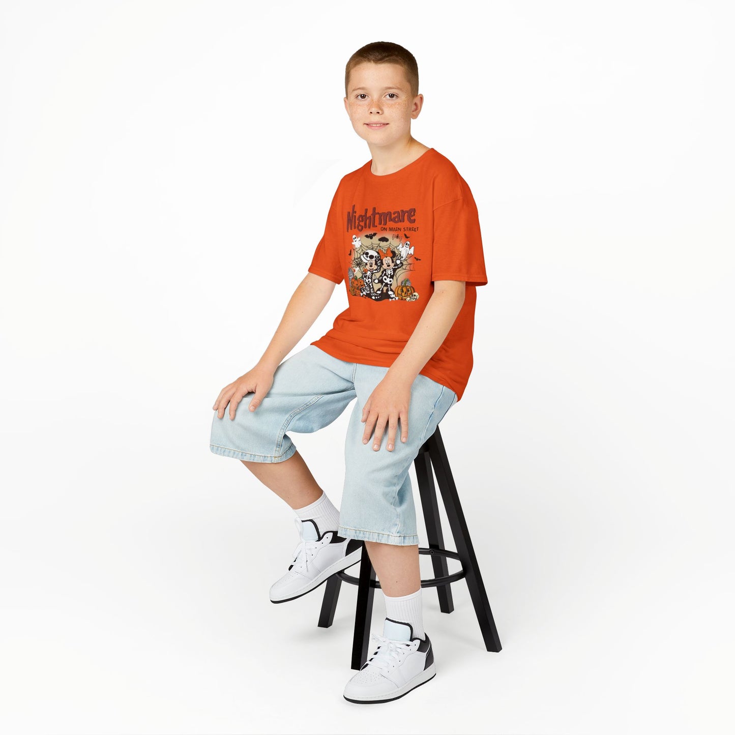 Nightmare On Main Street IV Kids Heavy Cotton T-Shirt