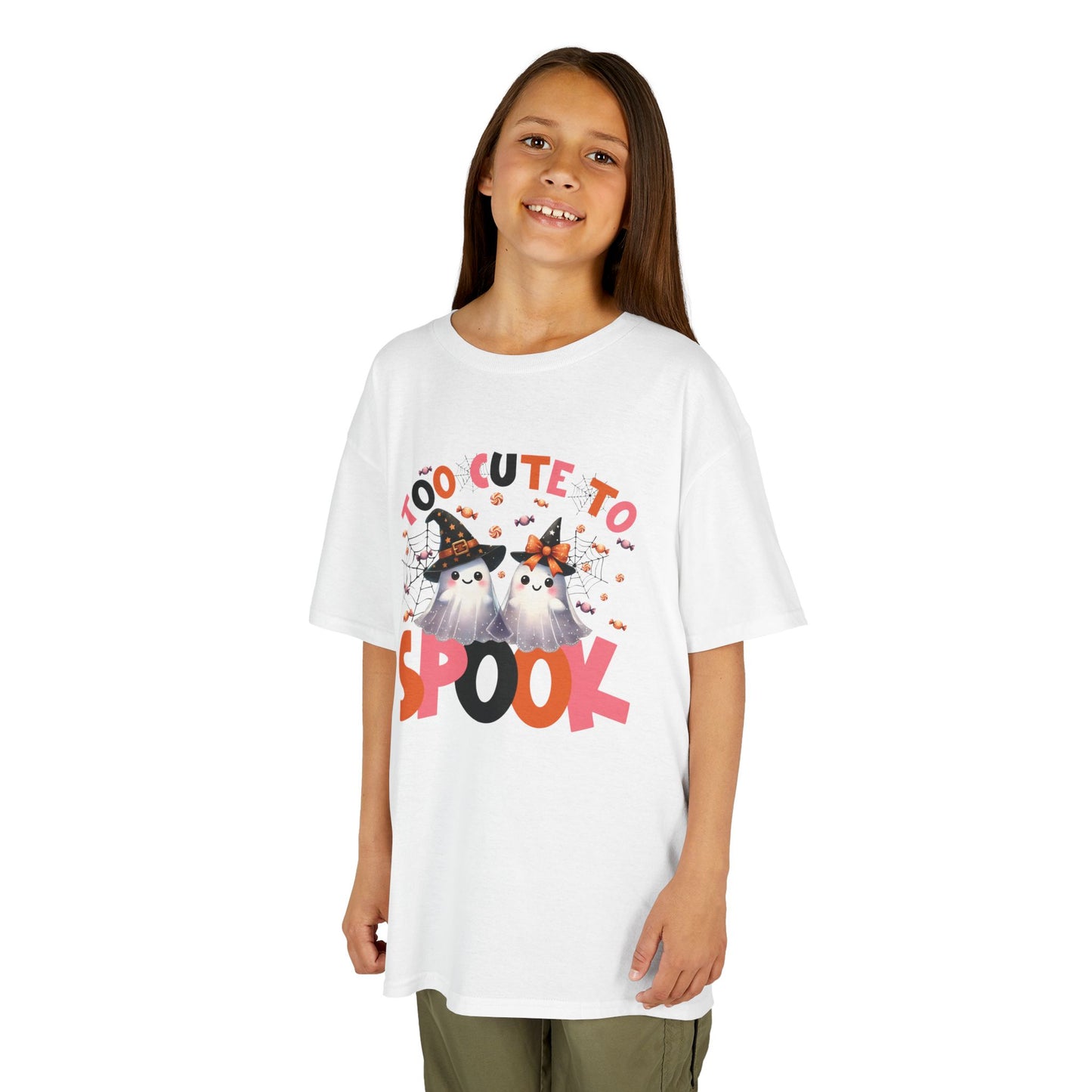Too Cute To Spook II Kids Heavy Cotton T-Shirt