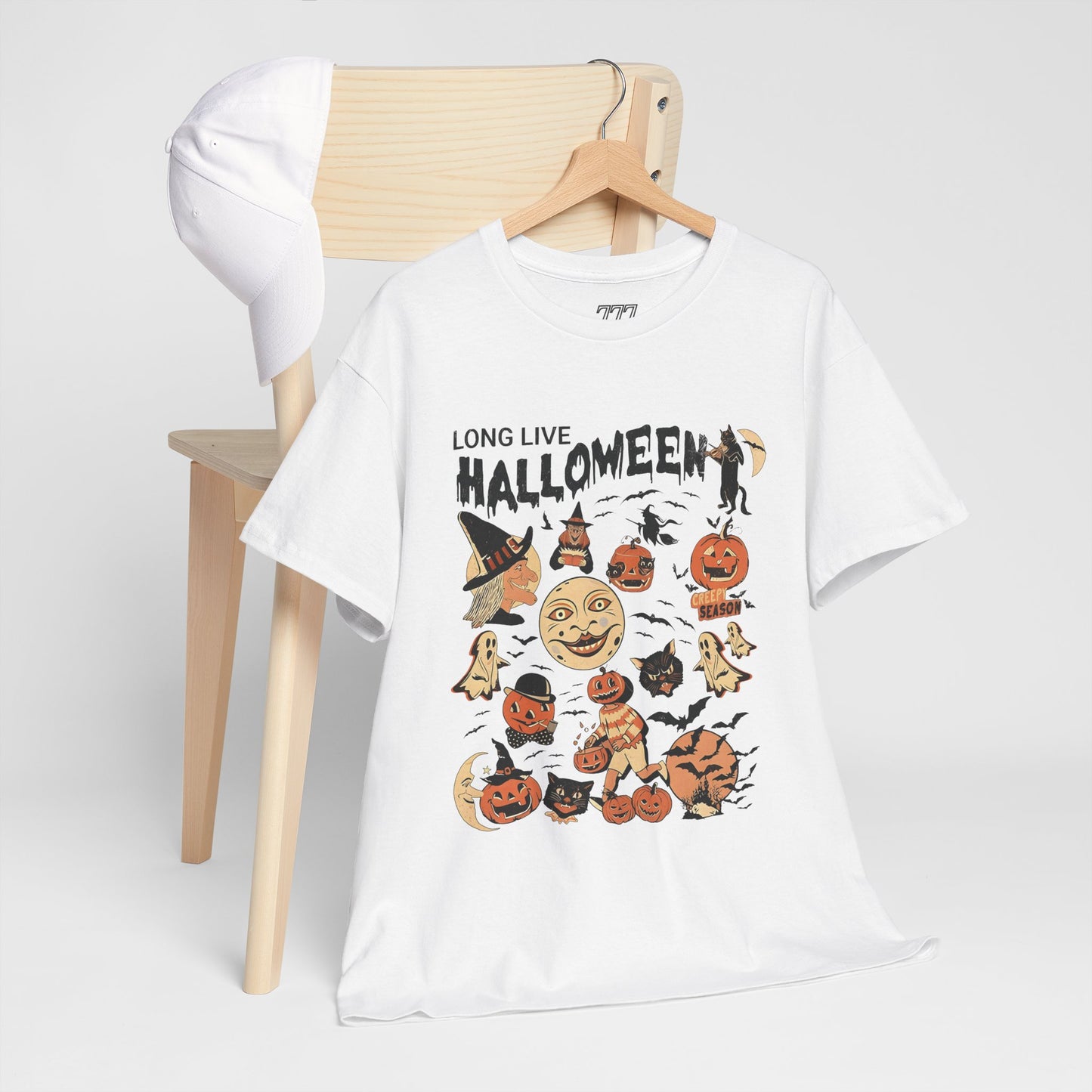Long Live Halloween Unisex Heavy Cotton T-Shirt