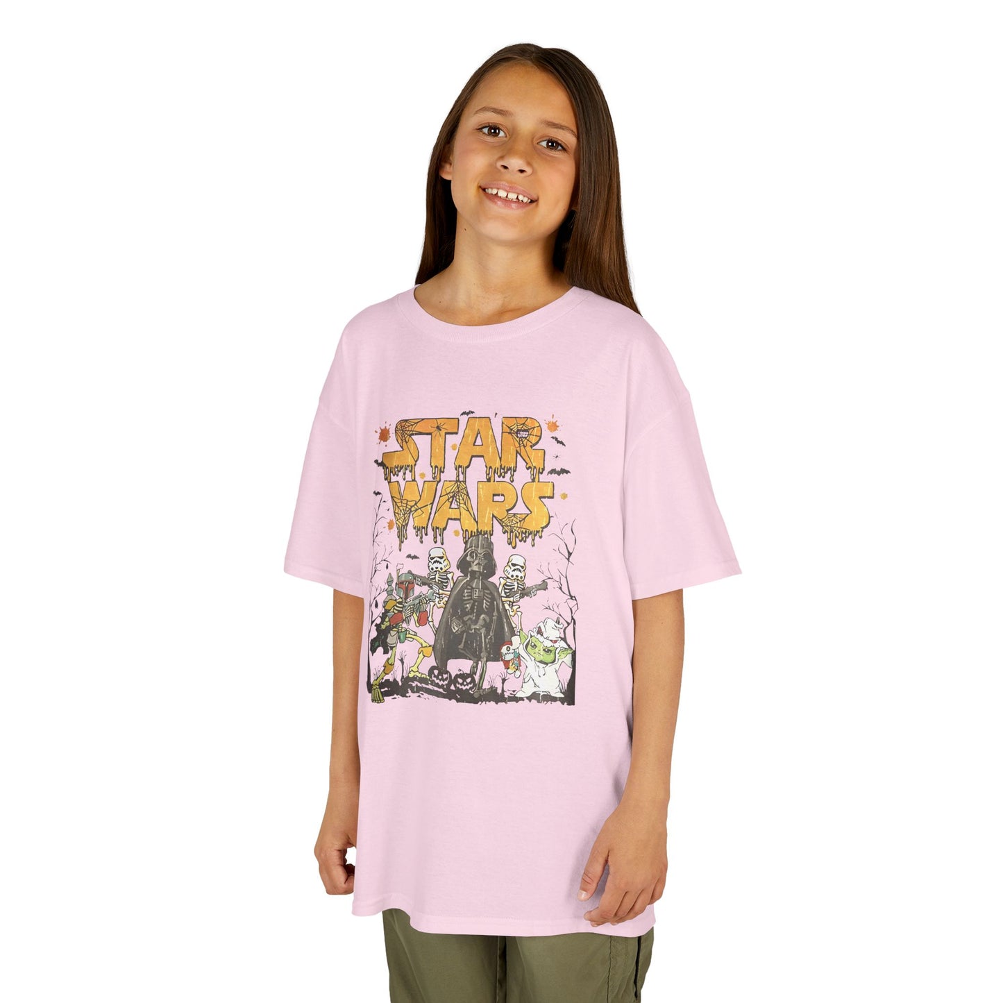 Star Wars Halloween-Themed Kids Heavy Cotton T-Shirt