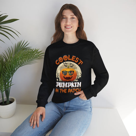 Coolest Pumpkin In The Patch Unisex Heavy Blend Crewneck Sweatshirt