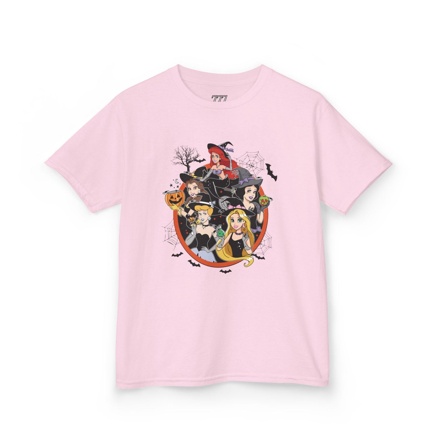 Princess Halloween-Themed Kids Heavy Cotton T-Shirt