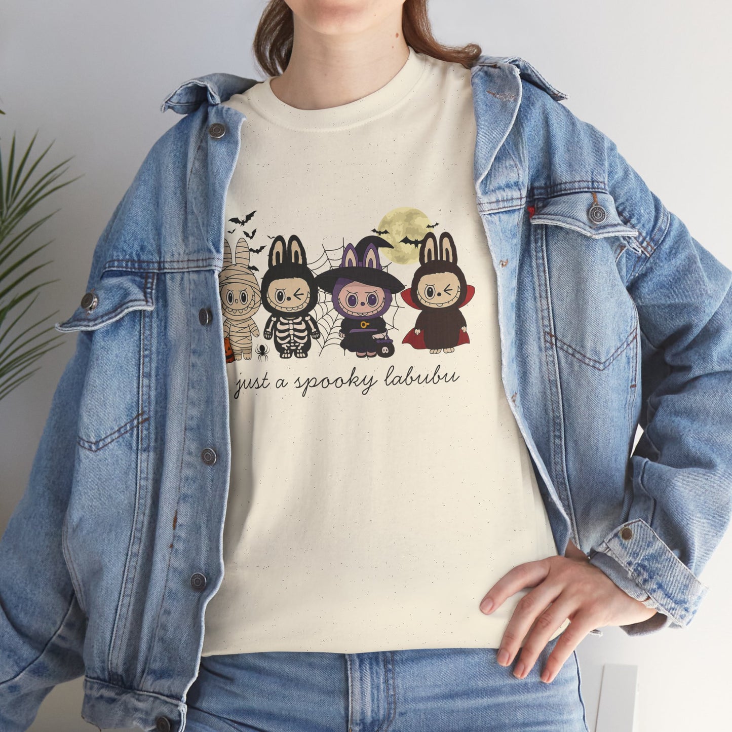 Just A Spooky Labubu Women's Heavy Cotton T-Shirt