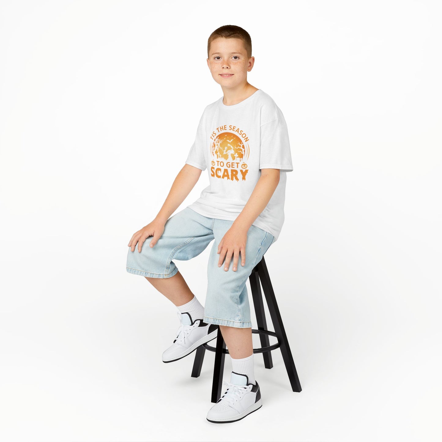 Tis The Season To Get Scary Kids Heavy Cotton T-Shirt