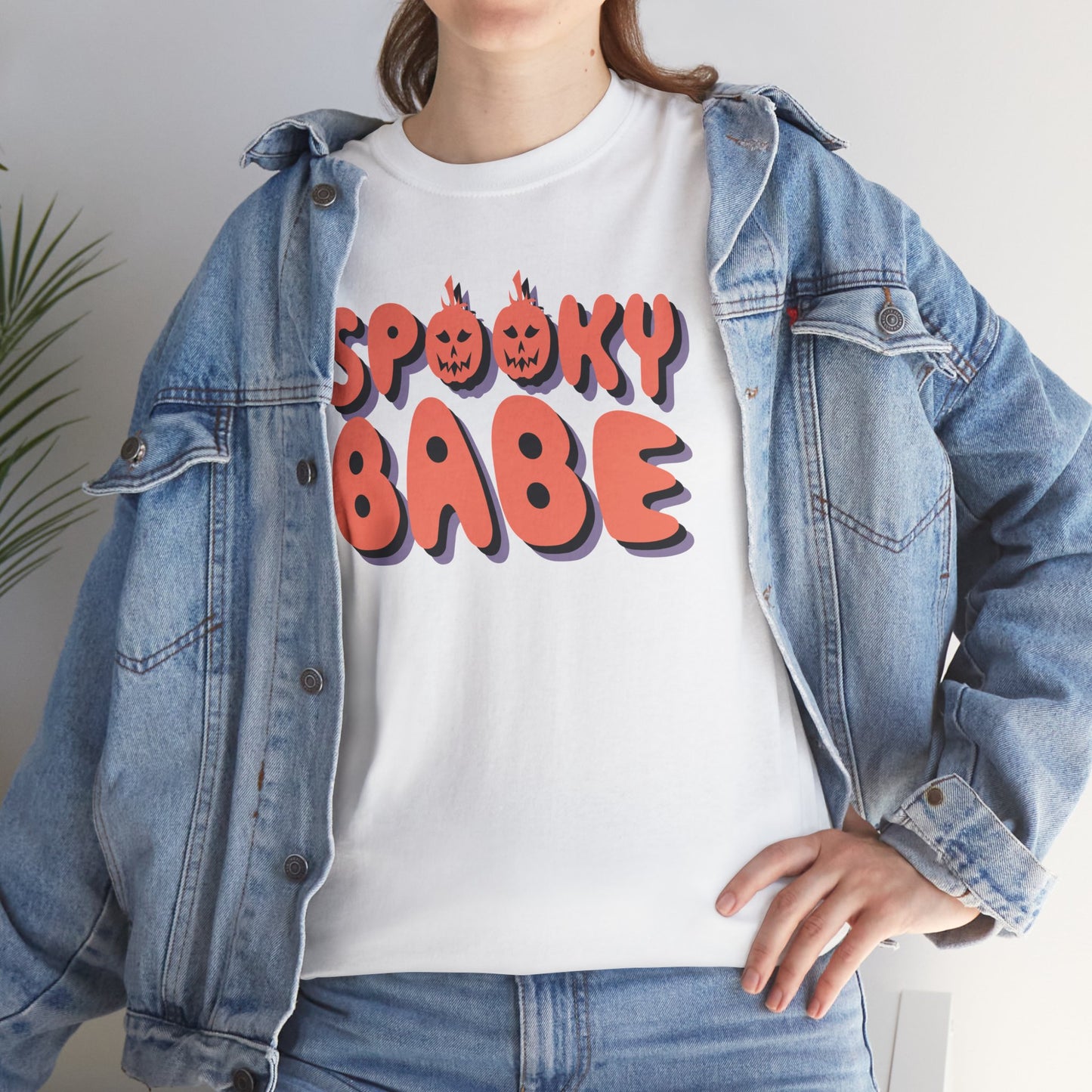 Spooky Babe Women’s Heavy Cotton T-Shirt