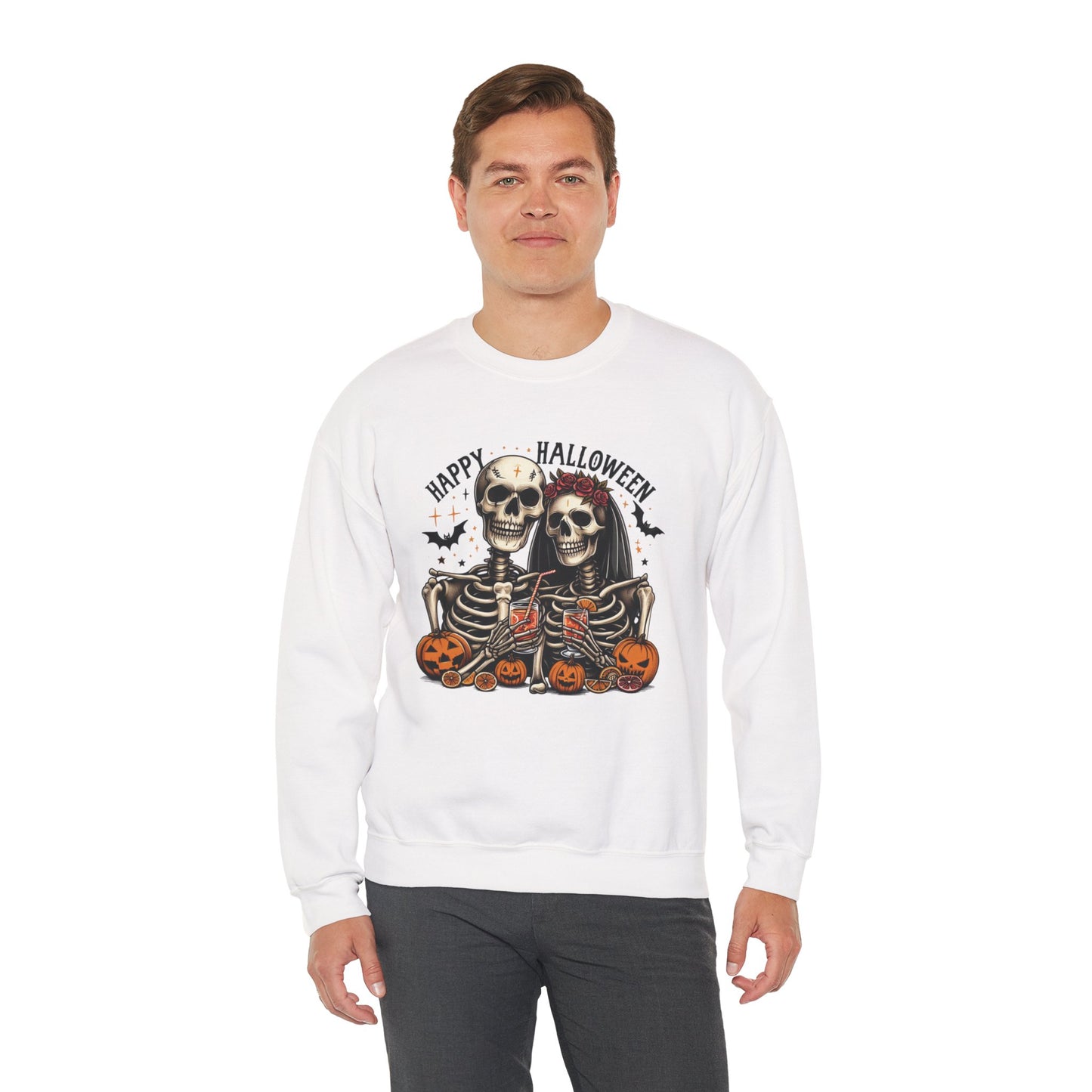 Happy Halloween III Unisex Heavy Blend Crewneck Sweatshirt