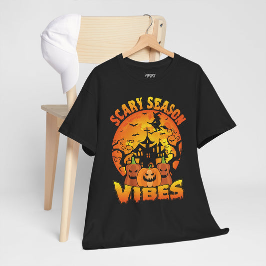 Scary Season Vibes Unisex Heavy Cotton T-Shirt