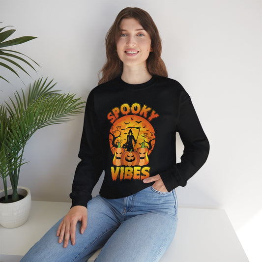 Spooky Vibes III Unisex Heavy Blend Crewneck Sweatshirt