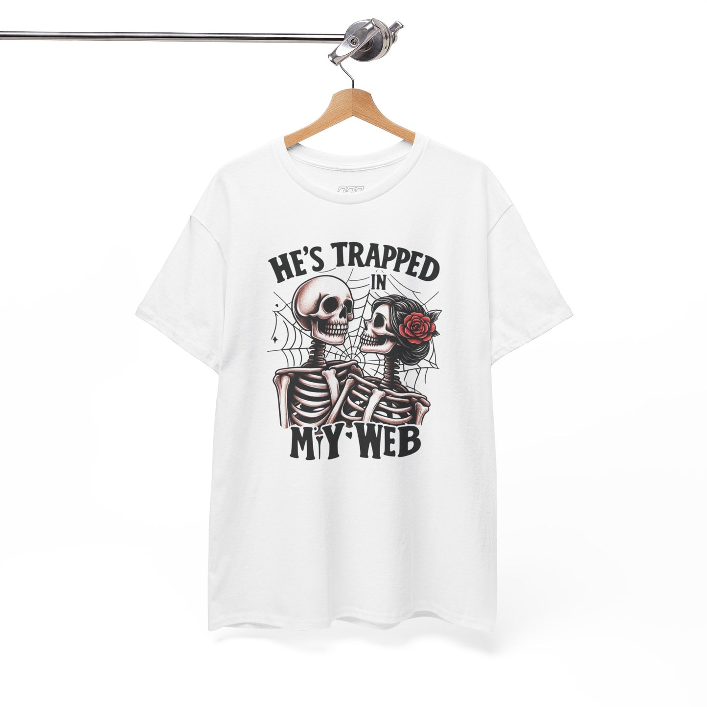He’s Trapped In My Web Unisex Heavy Cotton T-Shirt