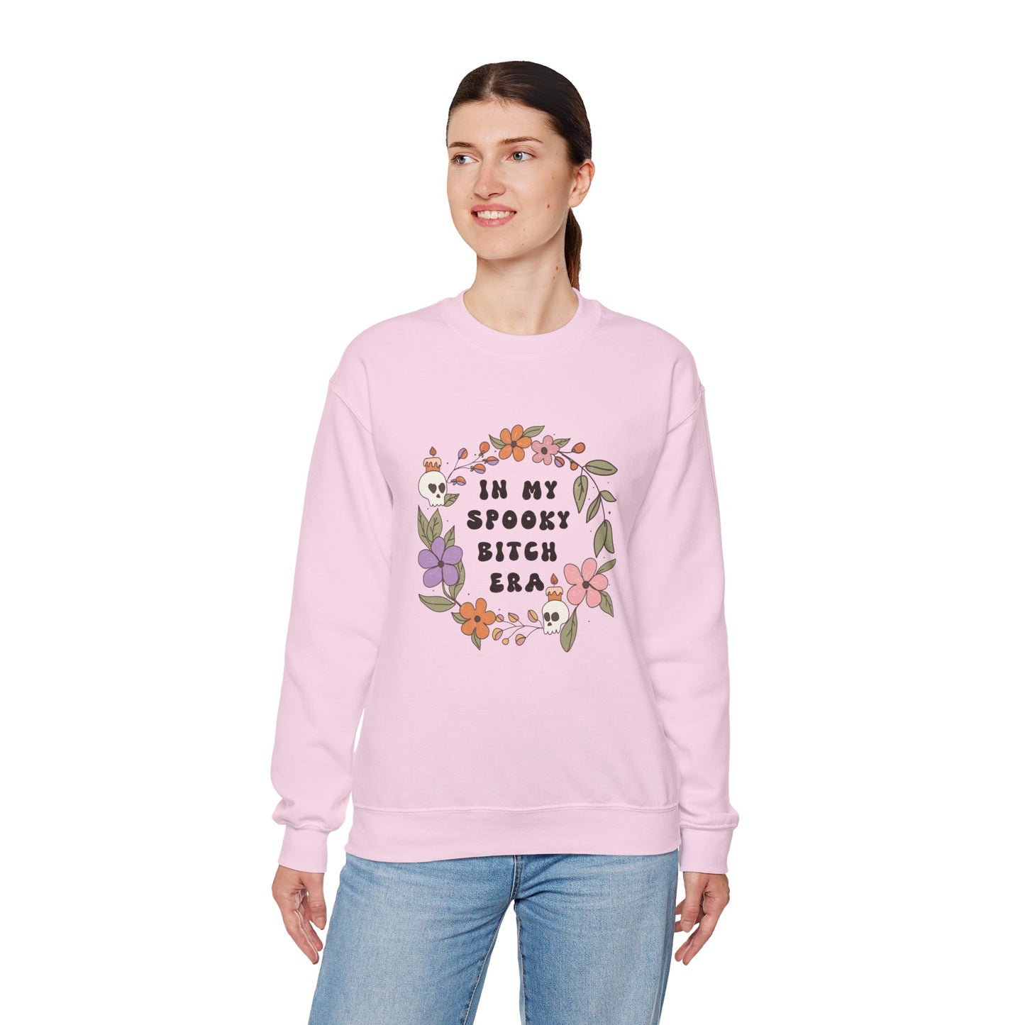 In My Spooky Bitch Era Unisex Heavy Blend Crewneck Sweatshirt