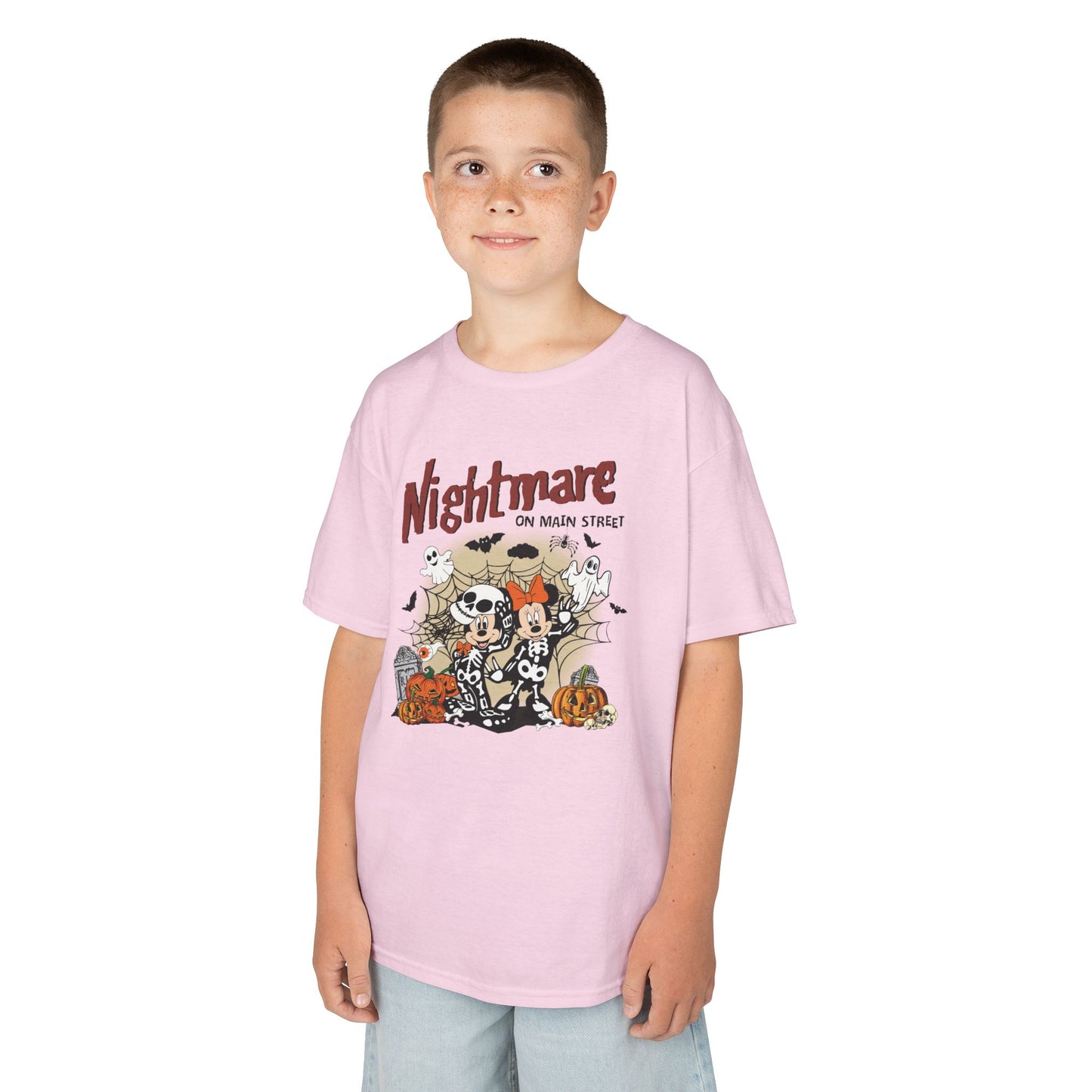 Nightmare On Main Street IV Kids Heavy Cotton T-Shirt