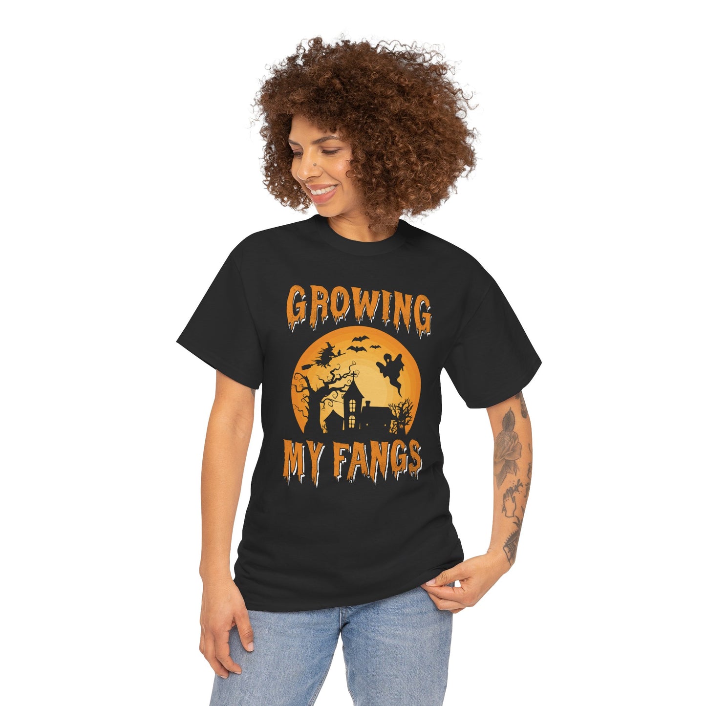 Growing My Fangs Unisex Heavy Cotton T-Shirt