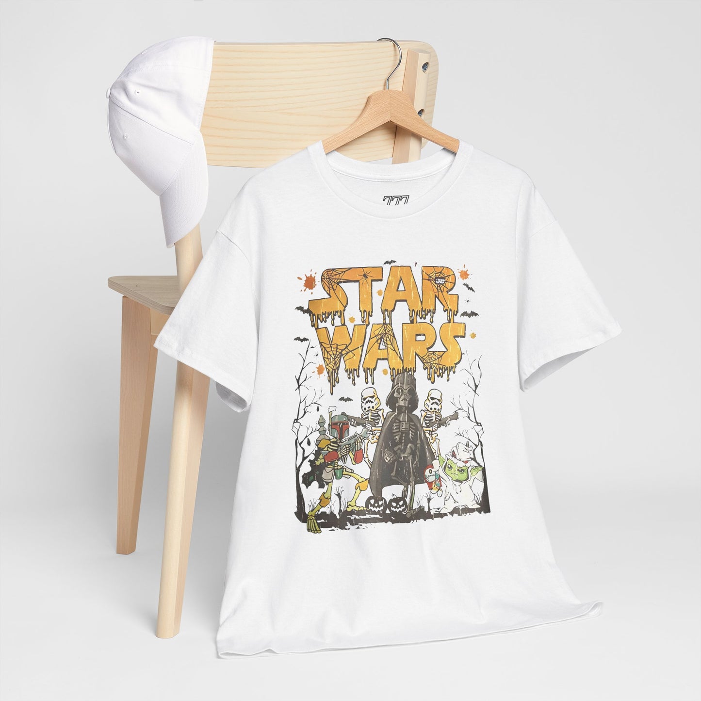 Star Wars Halloween-Themed Unisex Heavy Cotton T-Shirt