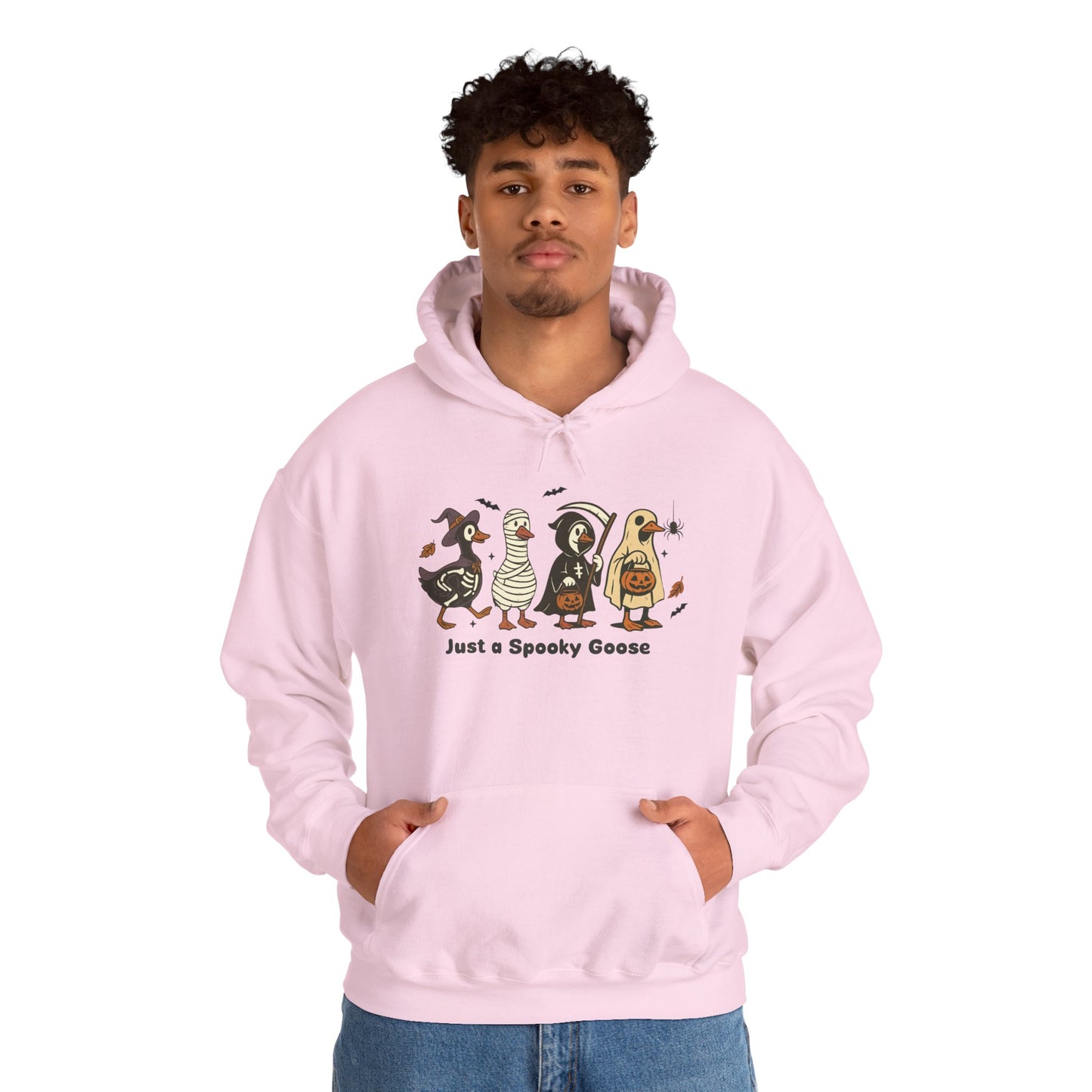 Just A Spooky Goose Unisex Heavy Blend Hoodie