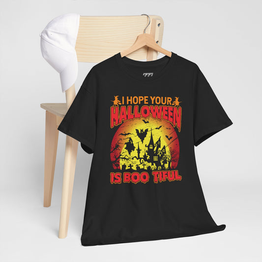 I Hope Your Halloween Is Boo-tiful Unisex Heavy Cotton T-Shirt