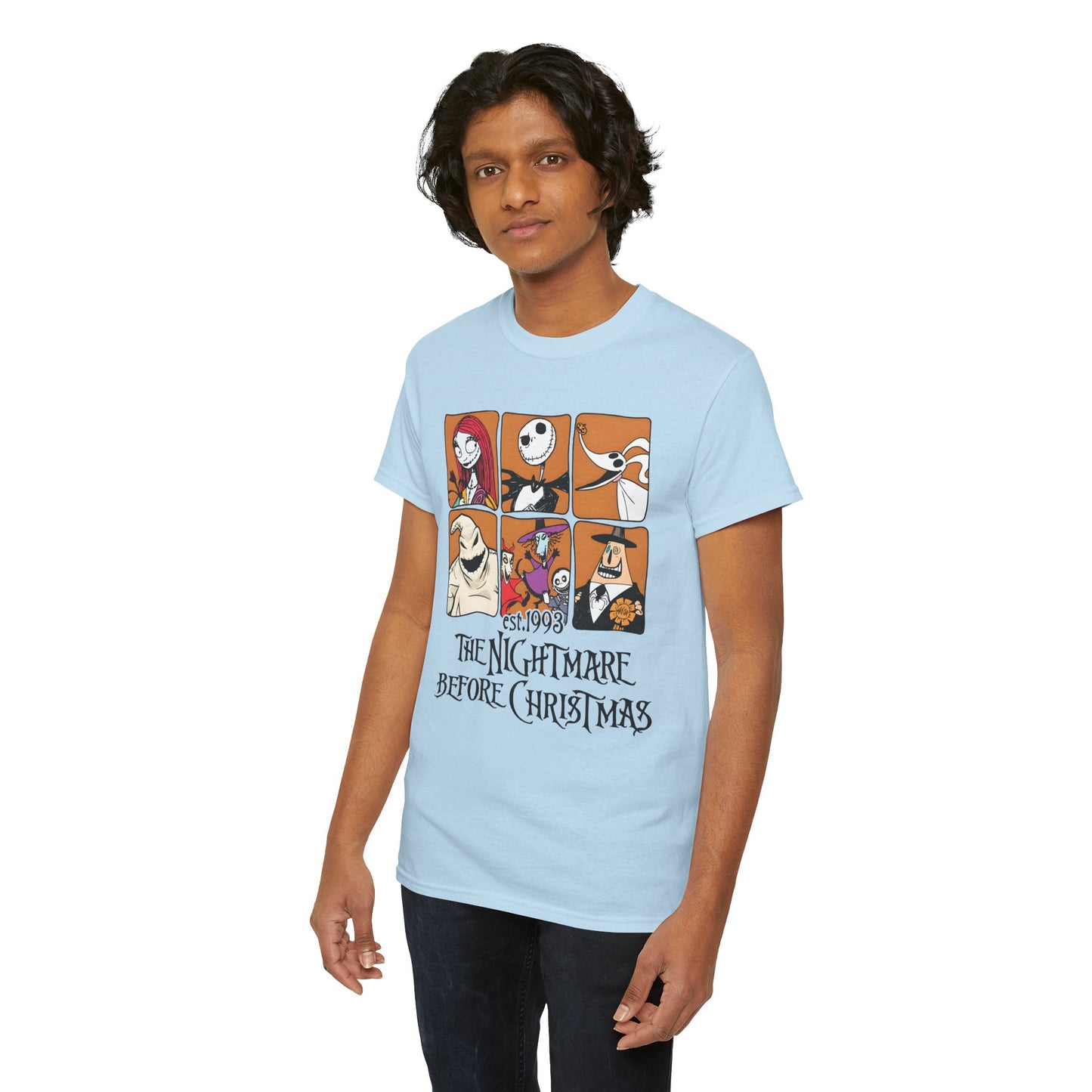 The Nightmare Before Christmas Unisex Heavy Cotton T-Shirt