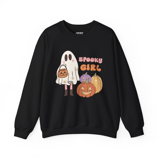 Spooky Girl Women's Heavy Blend Crewneck Sweatshirt