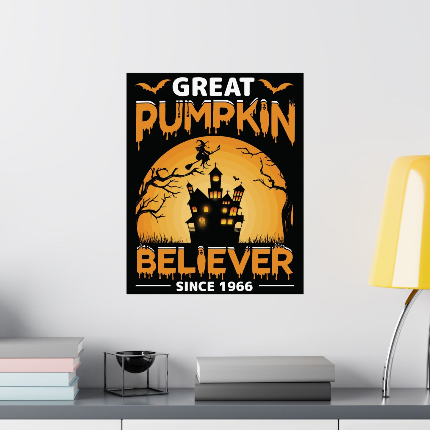 Great Pumpkin Believer Since 1966 Halloween Poster