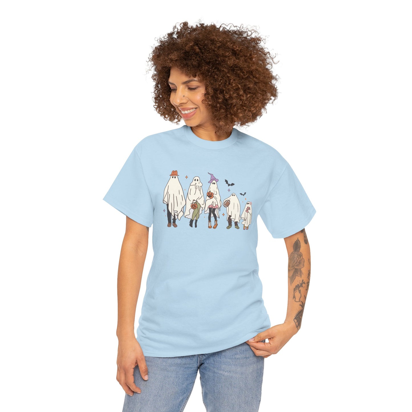 Ghost Family Unisex Heavy Cotton T-Shirt