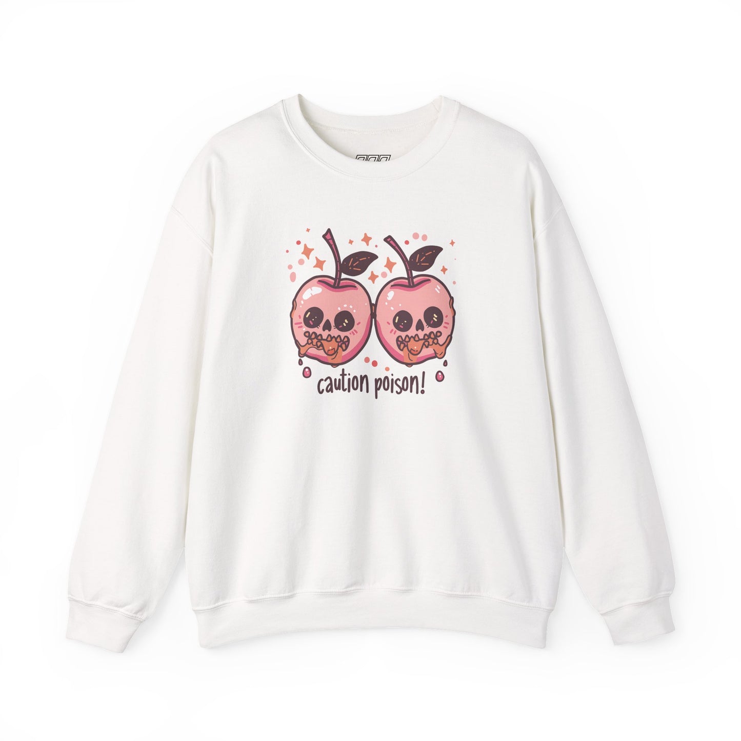 Caution Poison Unisex Heavy Blend Crewneck Sweatshirt