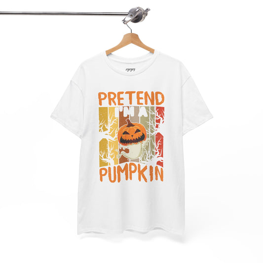 Pretend I'm A Pumpkin Unisex Heavy Cotton T-Shirt