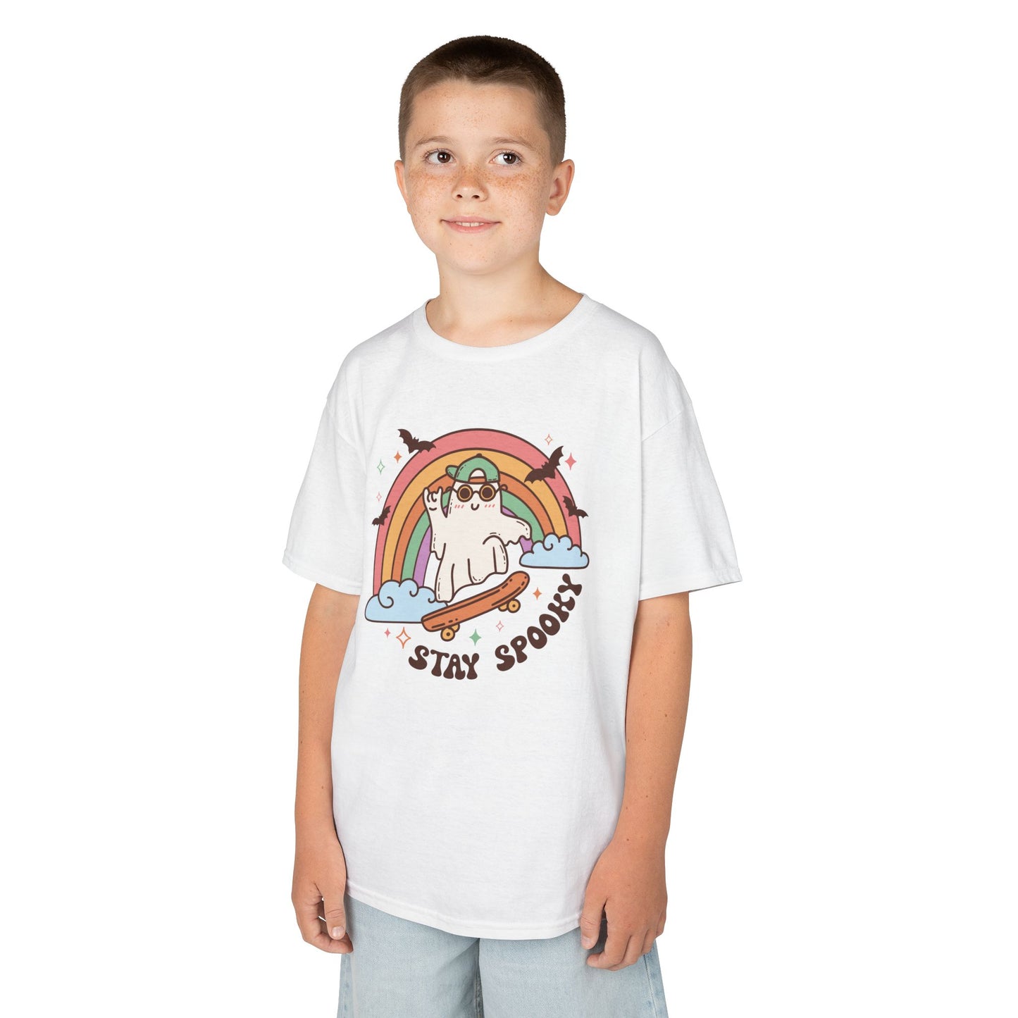 Ghost Skater Kids Heavy Cotton T-Shirt