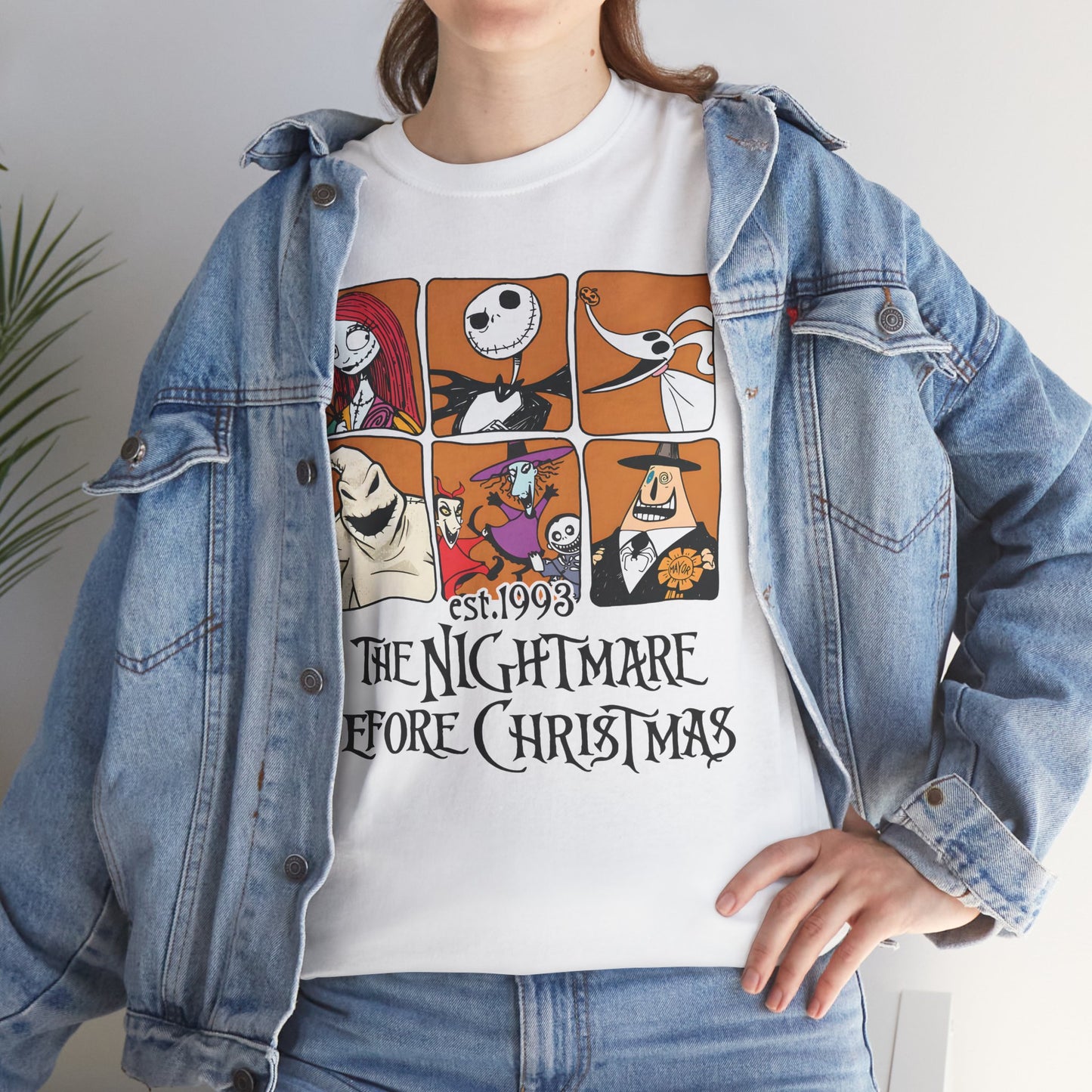 The Nightmare Before Christmas Unisex Heavy Cotton T-Shirt