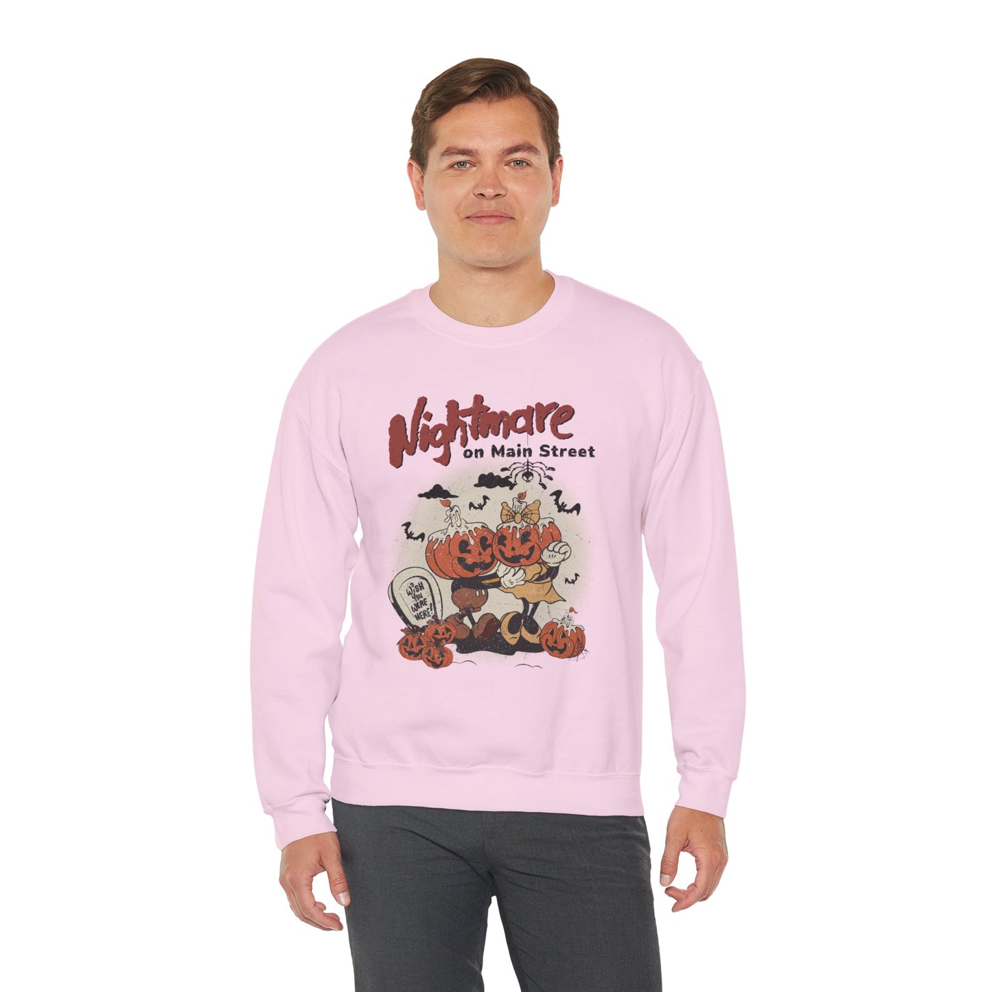 Nightmare On Main Street Unisex Heavy Blend Crewneck Sweatshirt