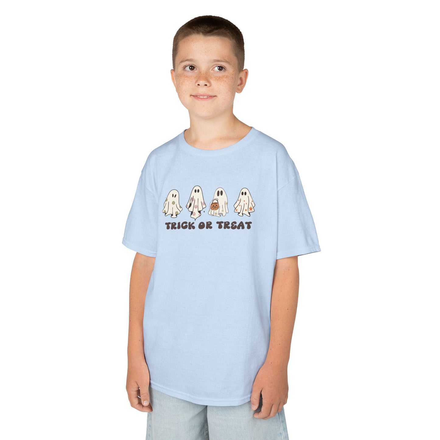 Trick Or Treat Kids Heavy Cotton T-Shirt