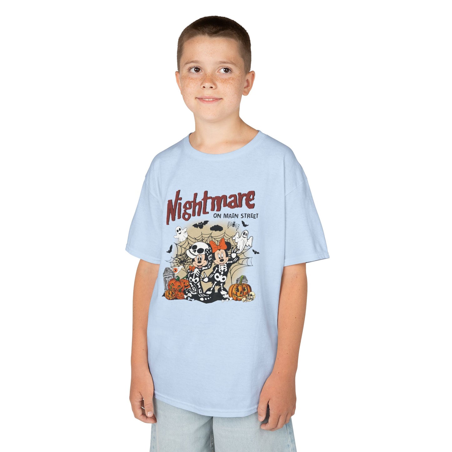 Nightmare On Main Street IV Kids Heavy Cotton T-Shirt
