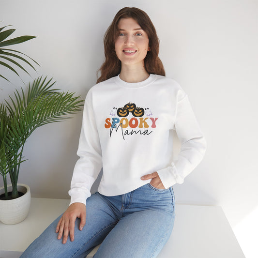 Spooky Mama Women's Heavy Blend Crewneck Sweatshirt