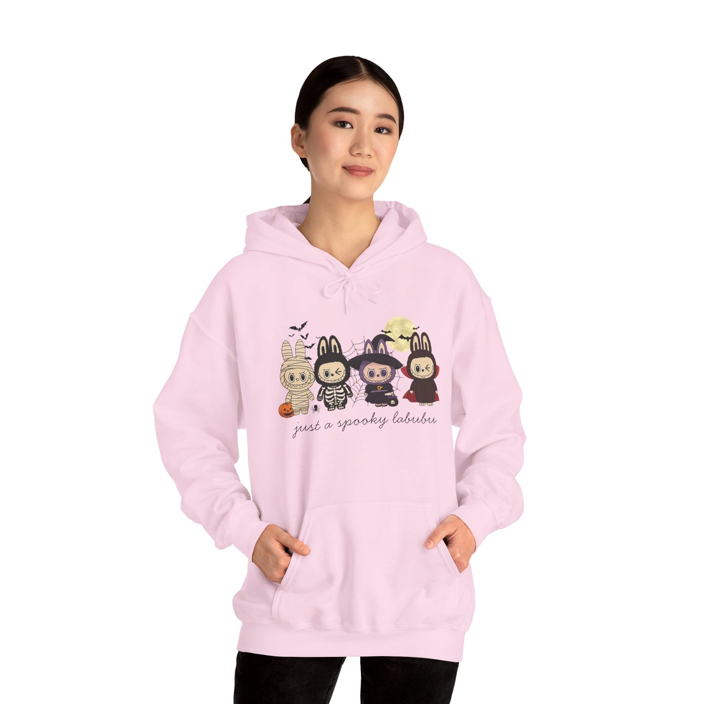 Just A Spooky Labubu Women's Heavy Blend Hoodie