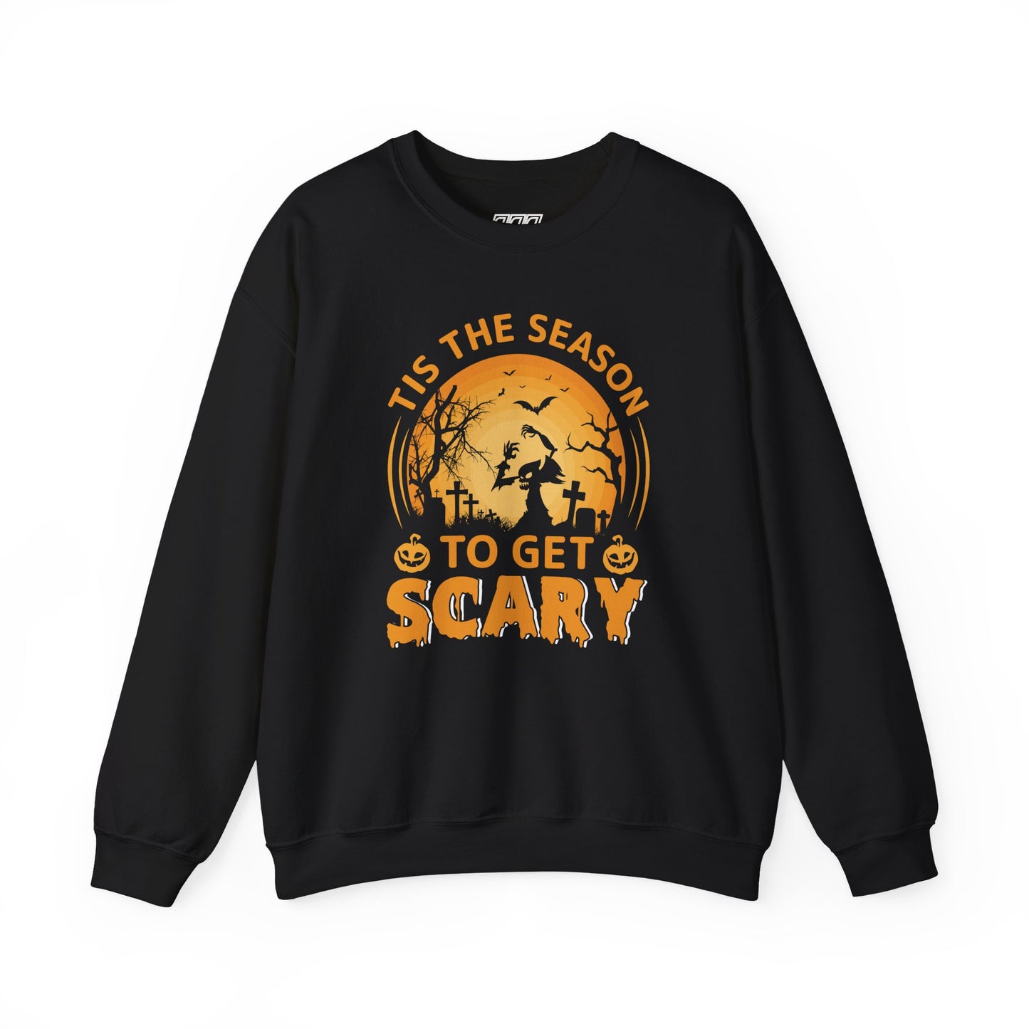 Tis The Season To Get Scary Unisex Heavy Blend Crewneck Sweatshirt
