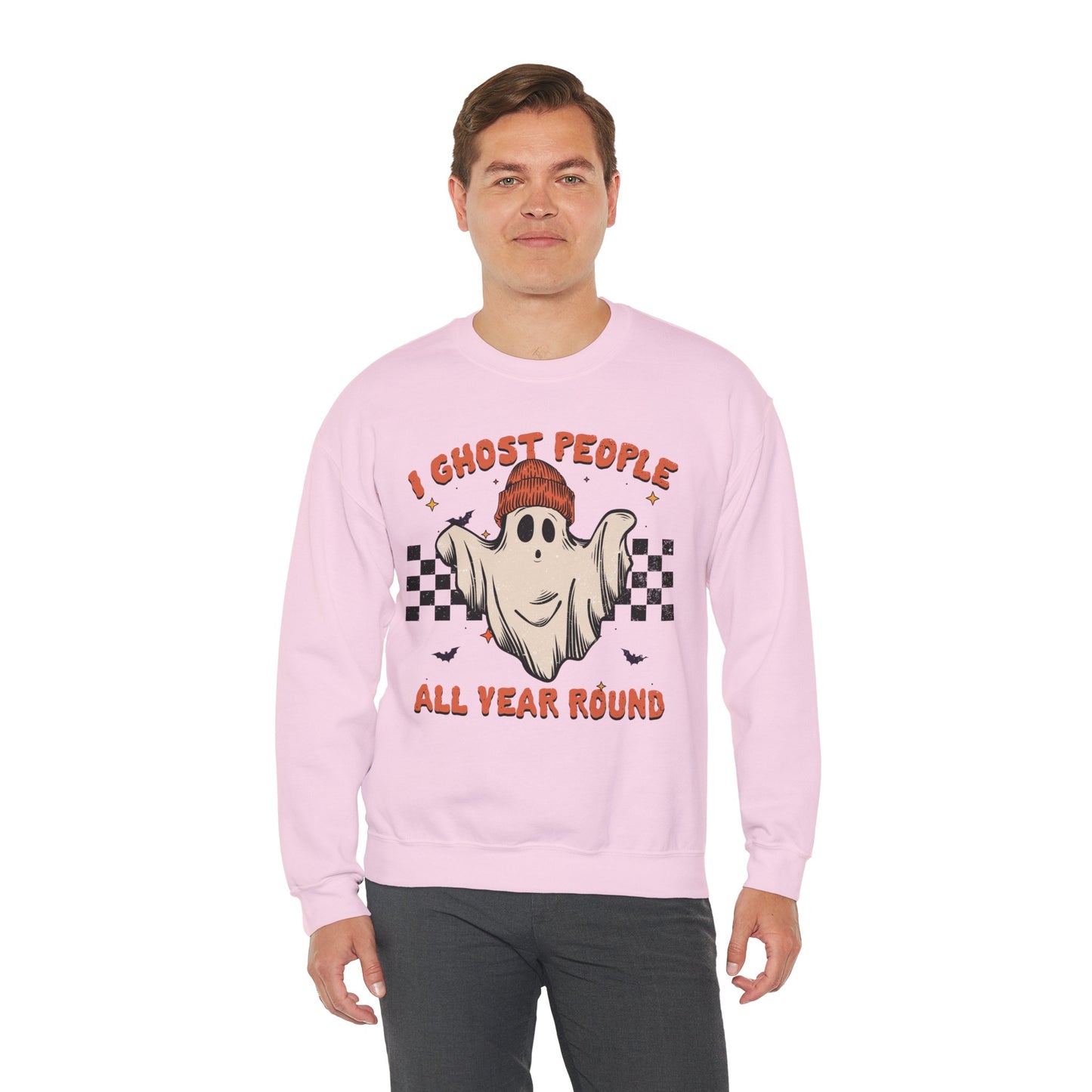 I Ghost People All Year Round Unisex Heavy Blend Crewneck Sweatshirt