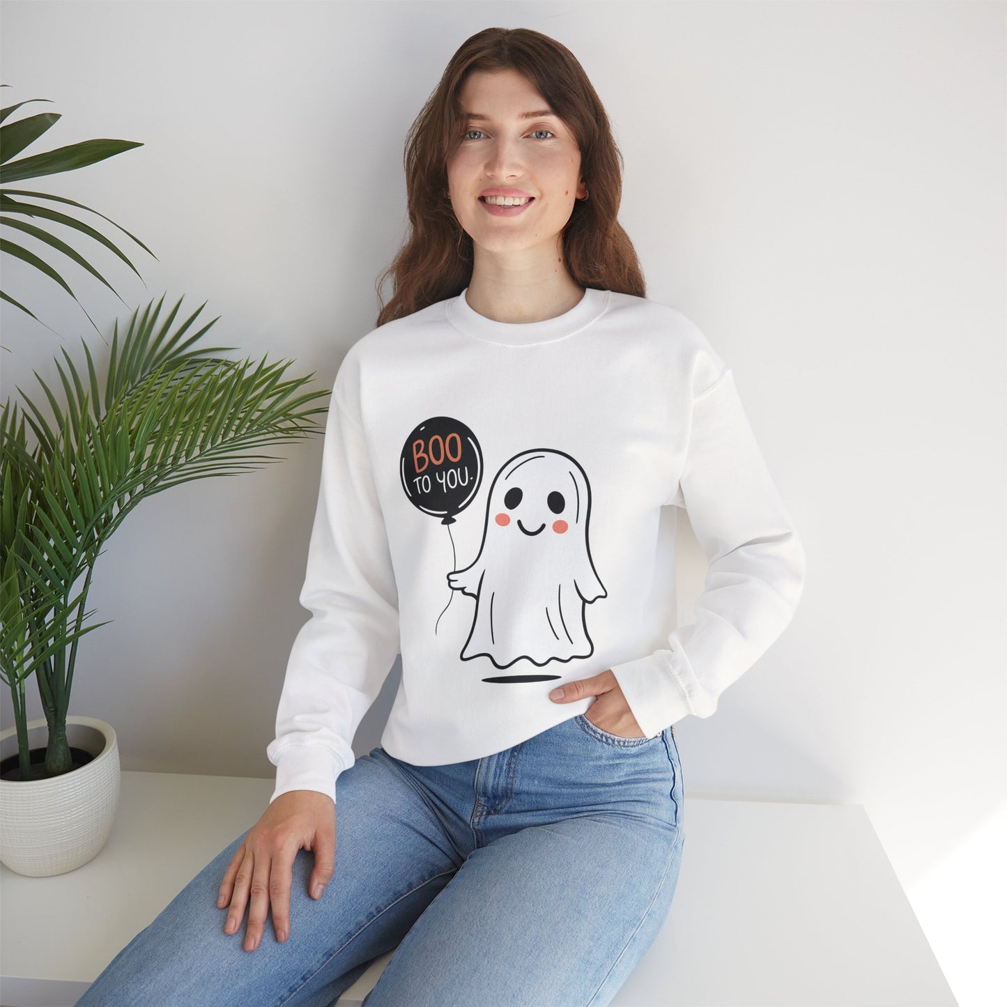 BOO To You Unisex Heavy Blend Crewneck Sweatshirt
