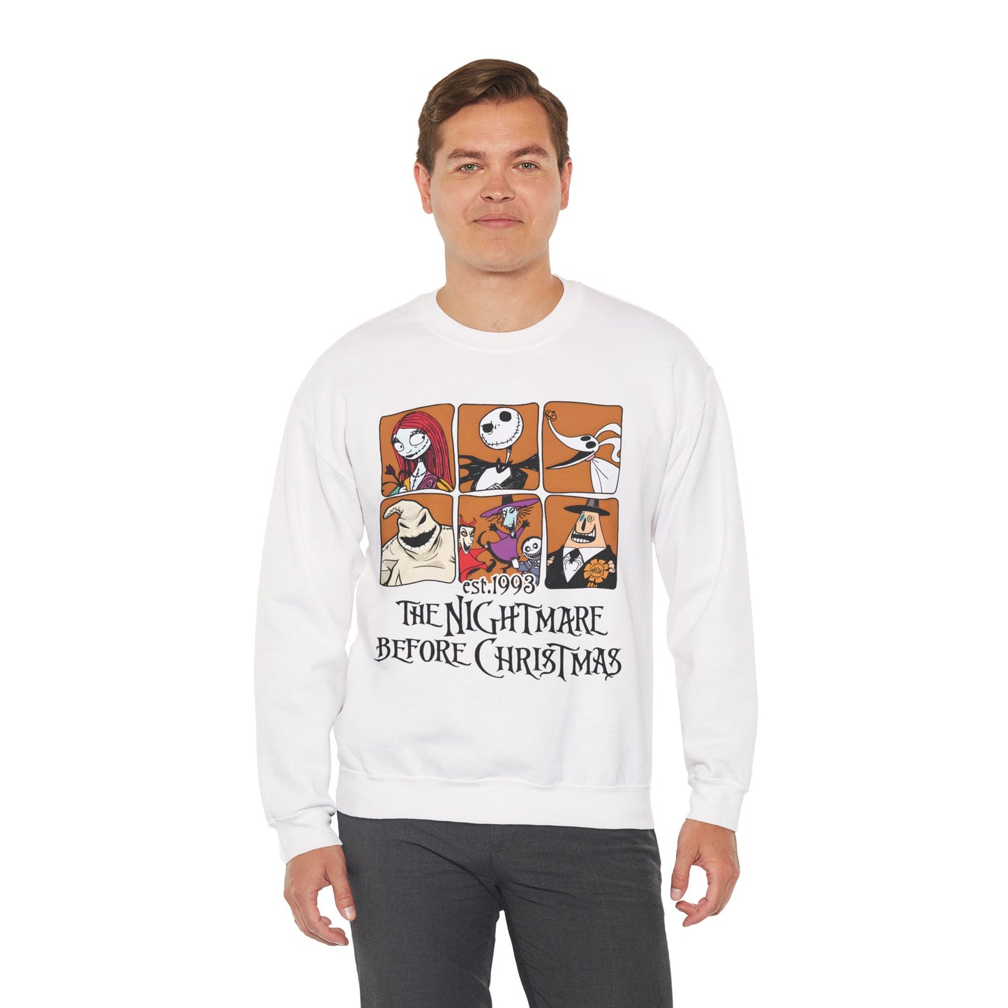 The Nightmare Before Christmas Unisex Heavy Blend Crewneck Sweatshirt