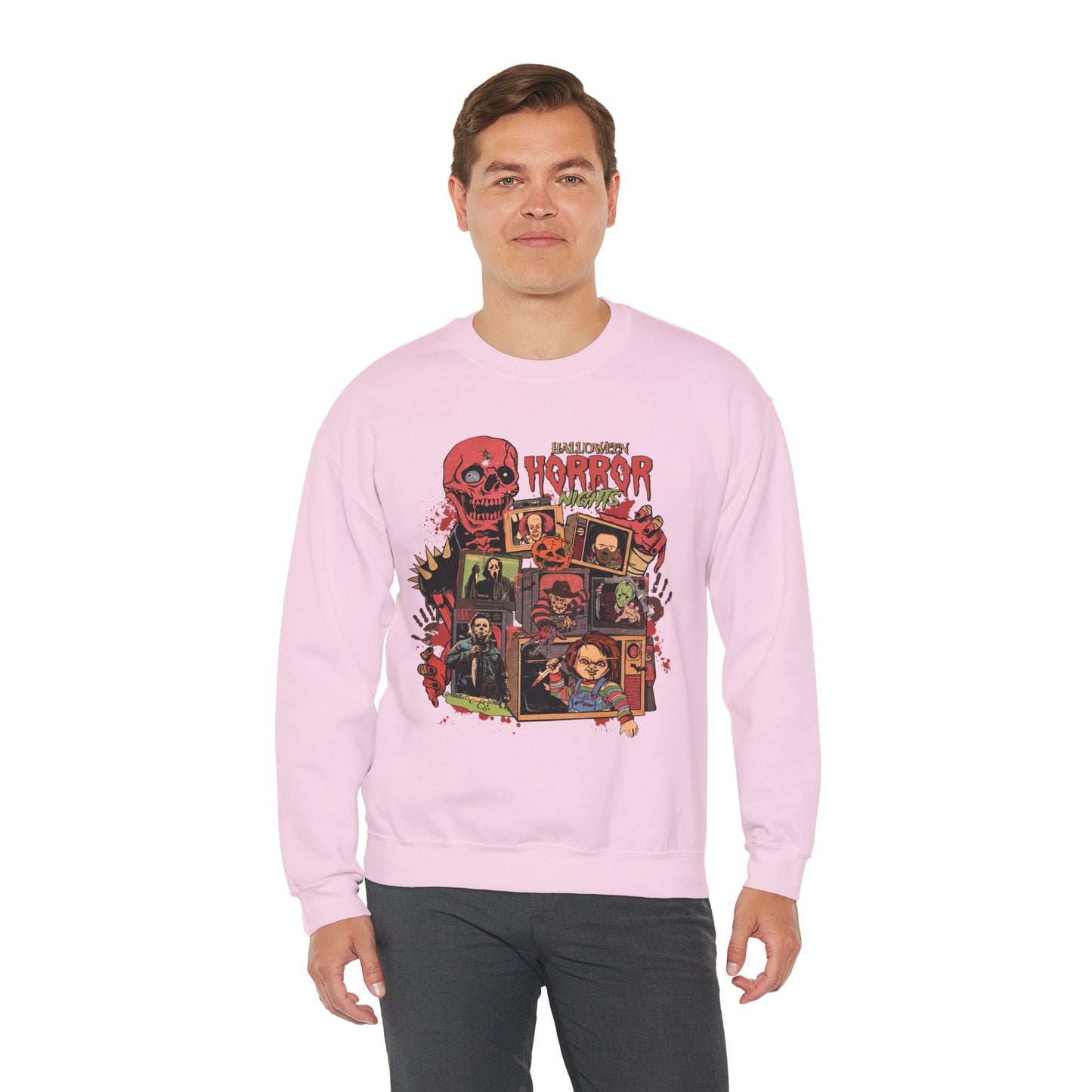 Halloween Horror Nights Unisex Heavy Blend Crewneck Sweatshirt