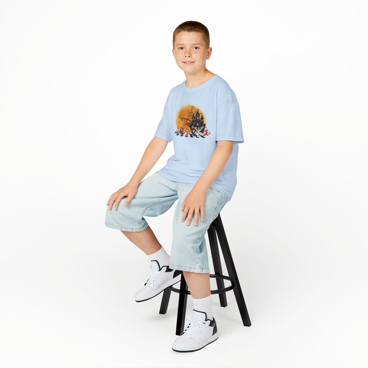Haunted Crosswalk Kids Heavy Cotton T-Shirt