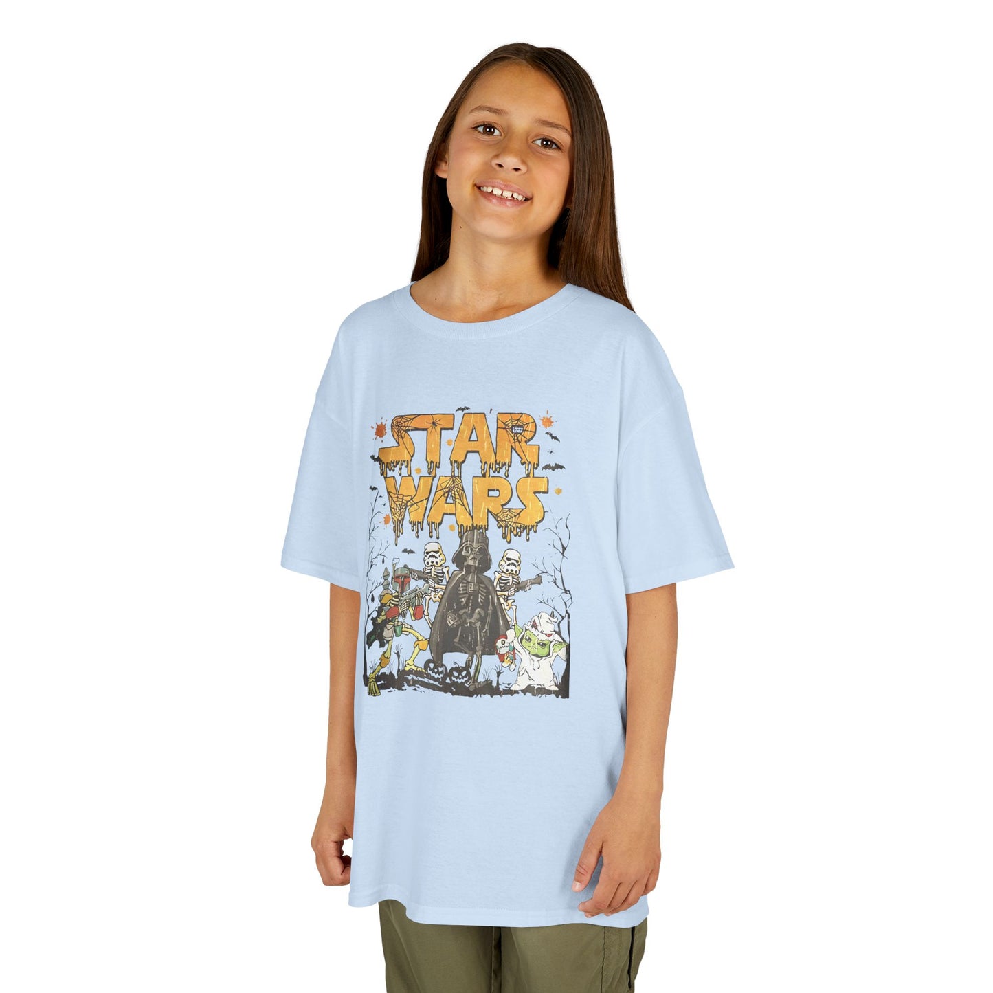 Star Wars Halloween-Themed Kids Heavy Cotton T-Shirt