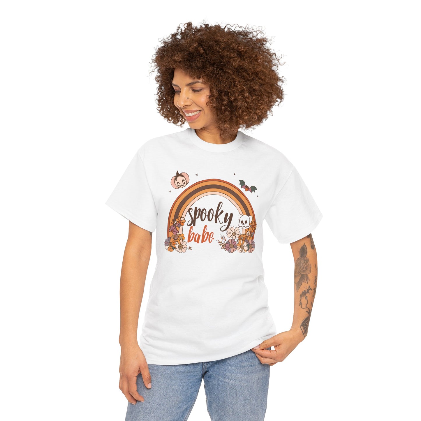 Spooky Babe Women's Heavy Cotton T-Shirt