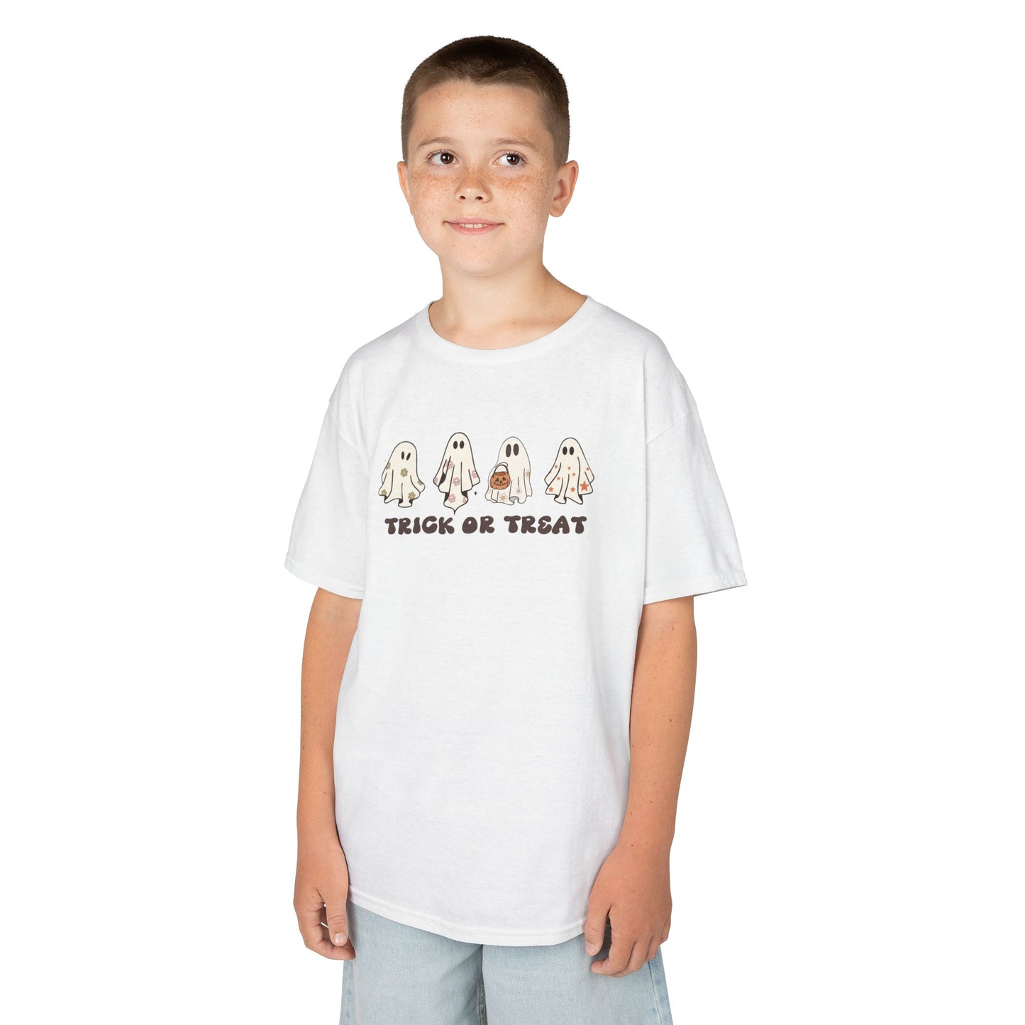 Trick Or Treat Kids Heavy Cotton T-Shirt