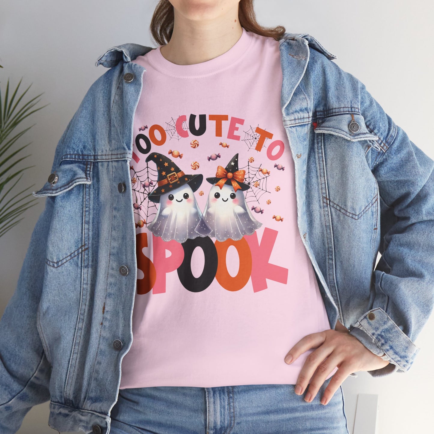 Too Cute To Spook Women's Heavy Cotton T-Shirt