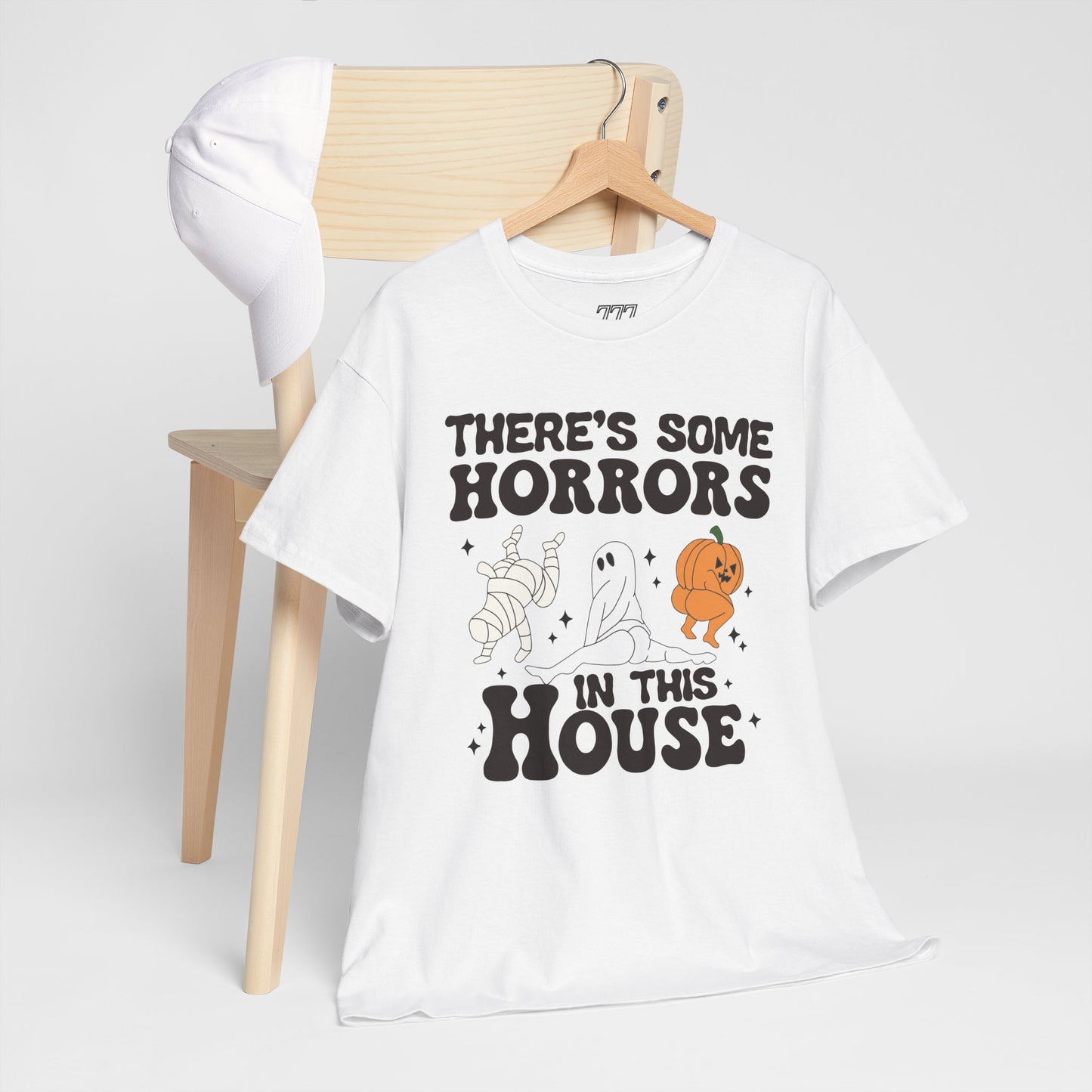 There's Some Horrors In This House Unisex Heavy Cotton T-Shirt