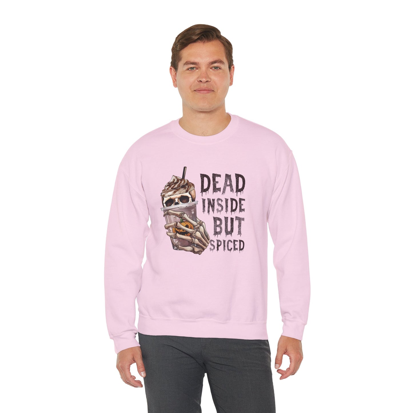 Dead Inside But Spiced Unisex Heavy Blend Crewneck Sweatshirt