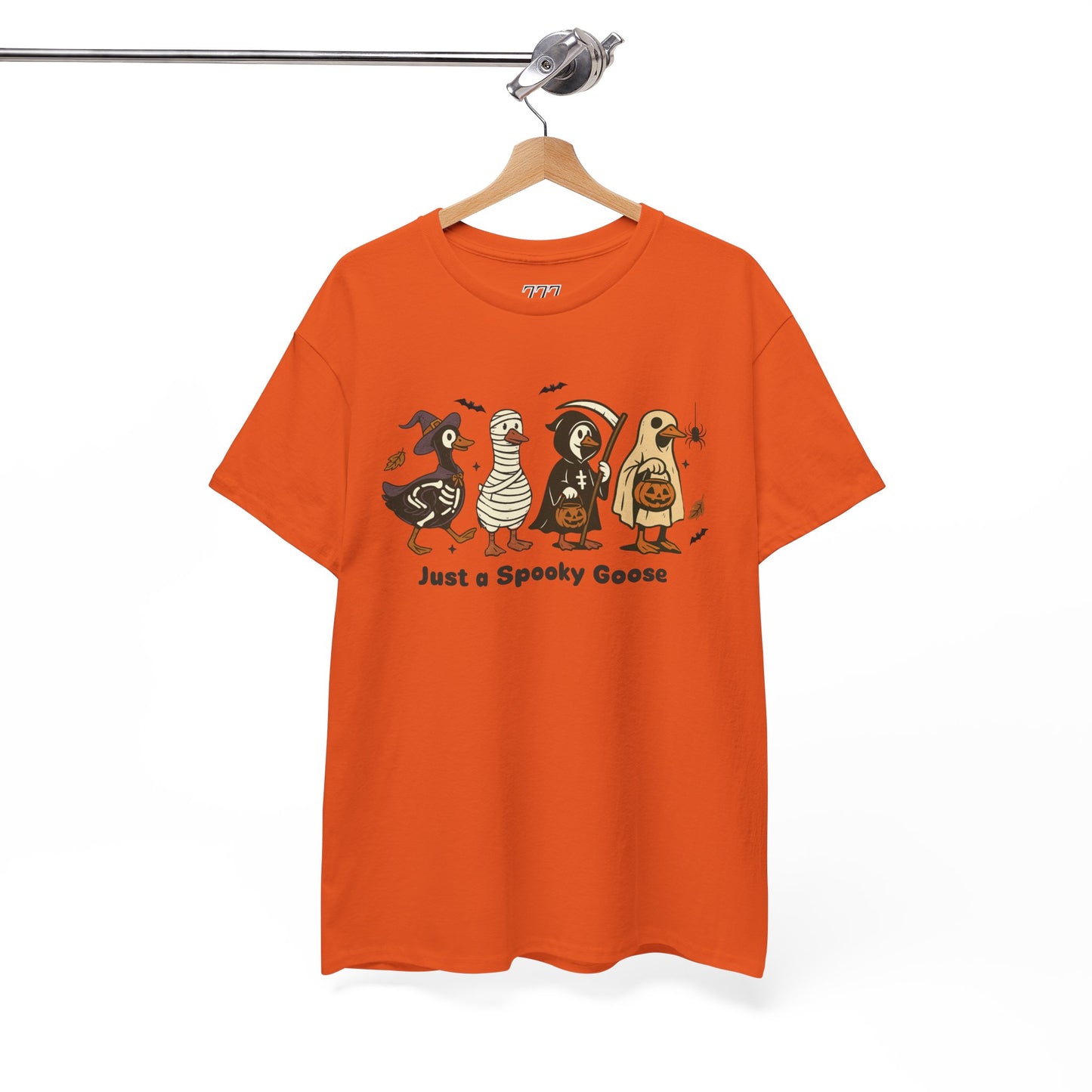 Just A Spooky Goose Unisex Heavy Cotton T-Shirt