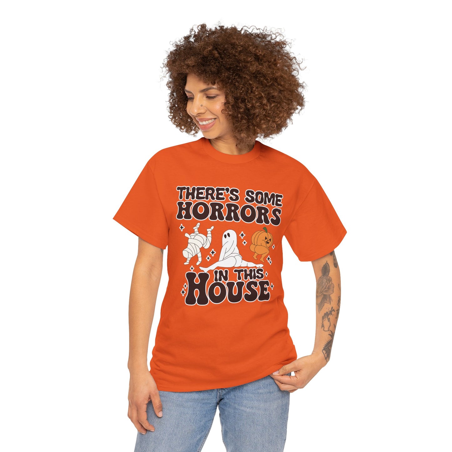There's Some Horrors In This House Unisex Heavy Cotton T-Shirt
