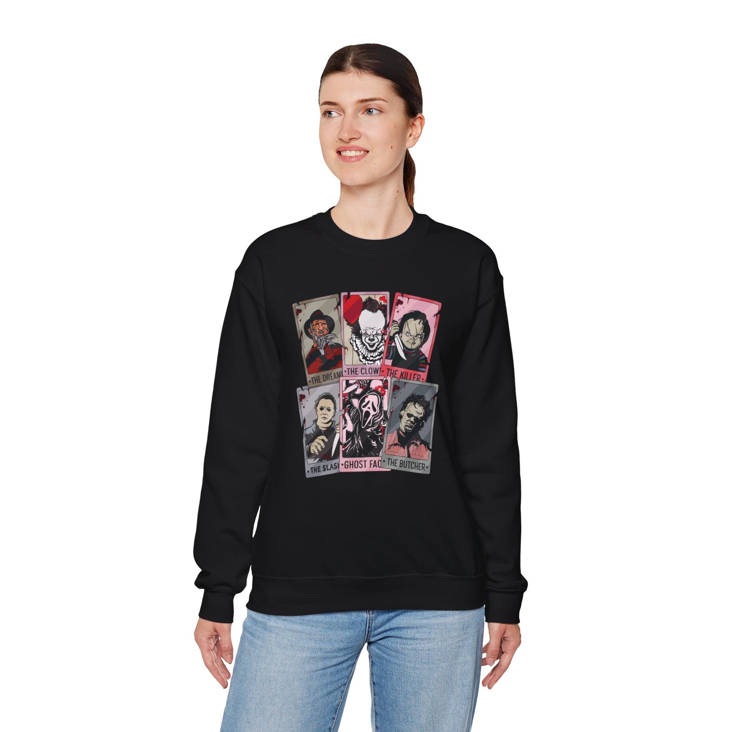 Horror Legends Unisex Heavy Blend Crewneck Sweatshirt
